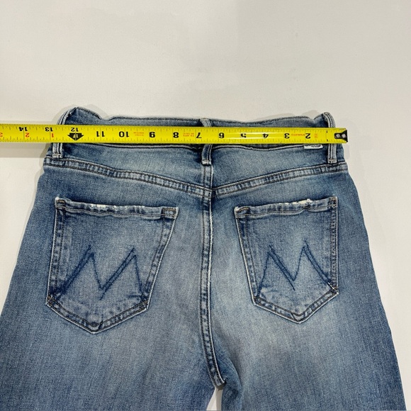 MOTHER Jeans The Kick It High Rise Scenic Route Blue Denim Women’s 25 - Picture 14 of 16